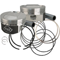 Piston Kit for S&S Motor — 3.5625" bore, 3-13/16" stroke, 1250 cc, 11.2:1