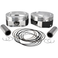High Compression Piston Kit — 4.000" bore, 110" displacement, 10.6:1 compression