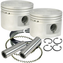 Piston Kit for S&S Motors — Bore 3.500", Oversize +0.020", Displacement 80"