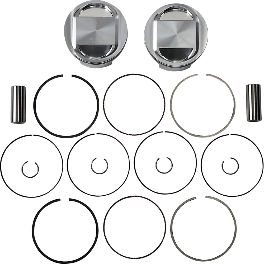 Piston Kit — Bore 3.875", Compression Ratio 10.5:1, Displacement 95 cu in