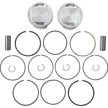 Piston Kit — Bore 3.937", 1595 cc, 9.5:1