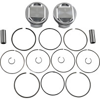 Piston Kit — 3.937" bore, 10.5:1 compression, 98" displacement