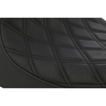 Asiento solo 3/4 — 49.5 cm (19-1/2") de largo, 25.5 cm (10") de conductor, negro