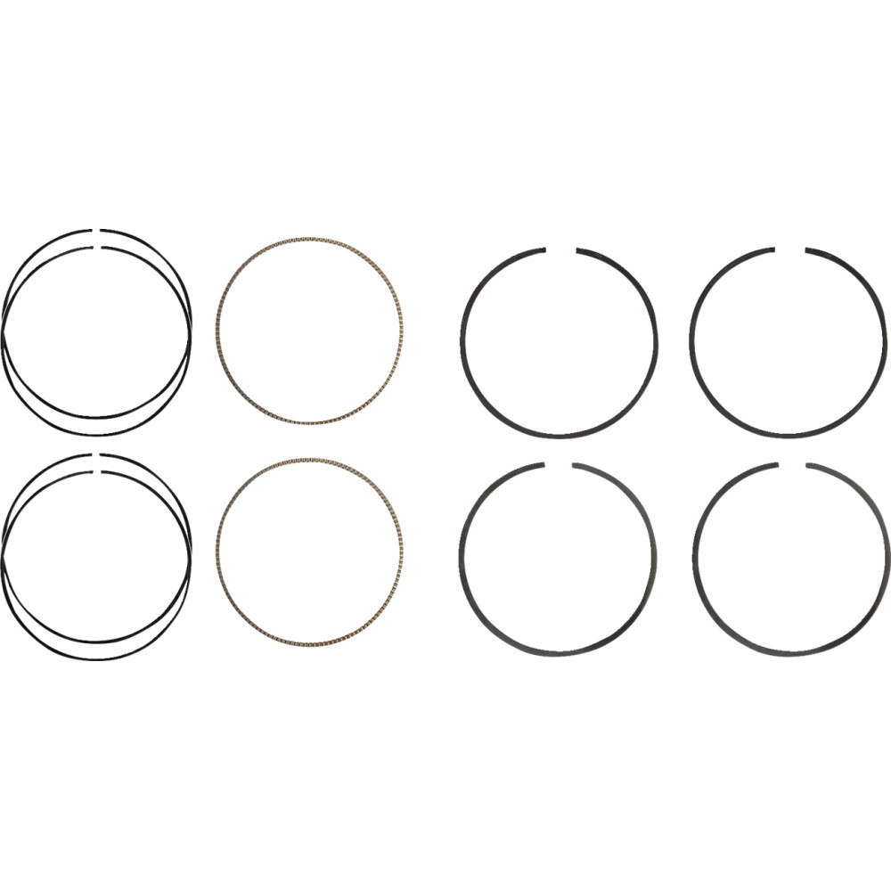 Juego de anillos de pistón de repuesto — 4.000" diámetro, tamaño de pistón estándar, 114" cilindrada