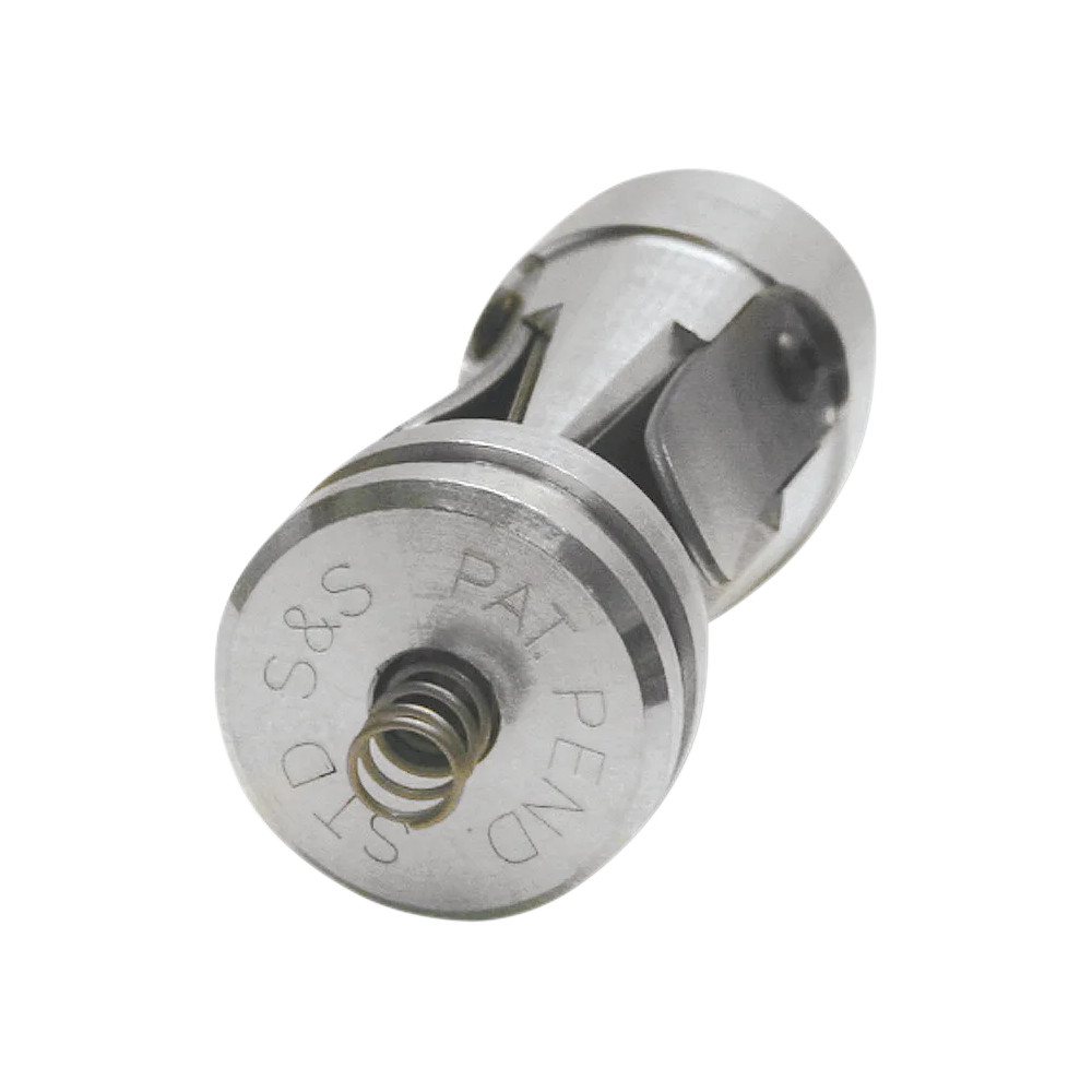 Crankcase Breather Reed Valve — +0.030" thread, Silver