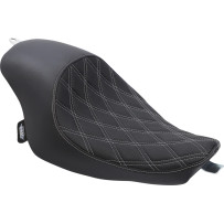 3/4 Solo Seat — 19-1/2" overall, 10" driver width, Black