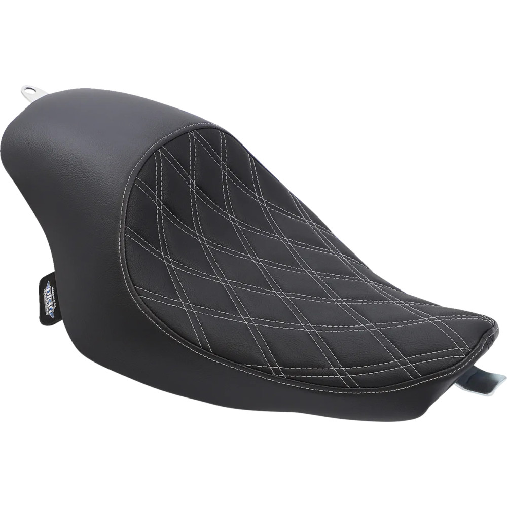 Asiento solo 3/4 — 19-1/2" total, 10" ancho del conductor, Negro
