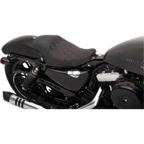 3/4 Solo Seat — 19.5" overall length, Black