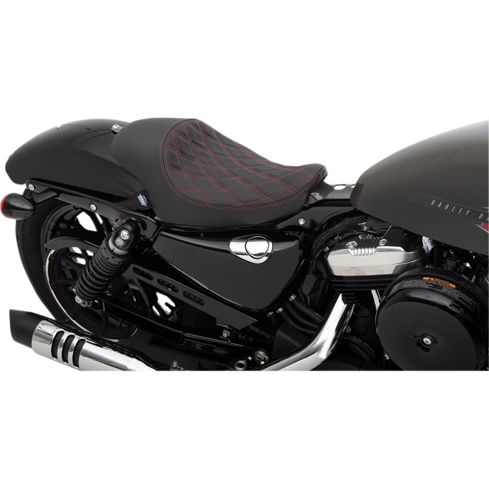 Asiento individual 3/4 — 49.5 cm longitud total, Negro