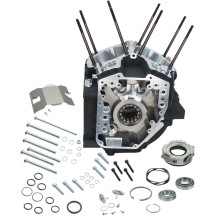 Engine Case — 4.125" bore, 88 A Engine, Wrinkle Black