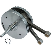 Flywheel Assembly for S&S V-Series Motor — 124", 4-5/8" stroke