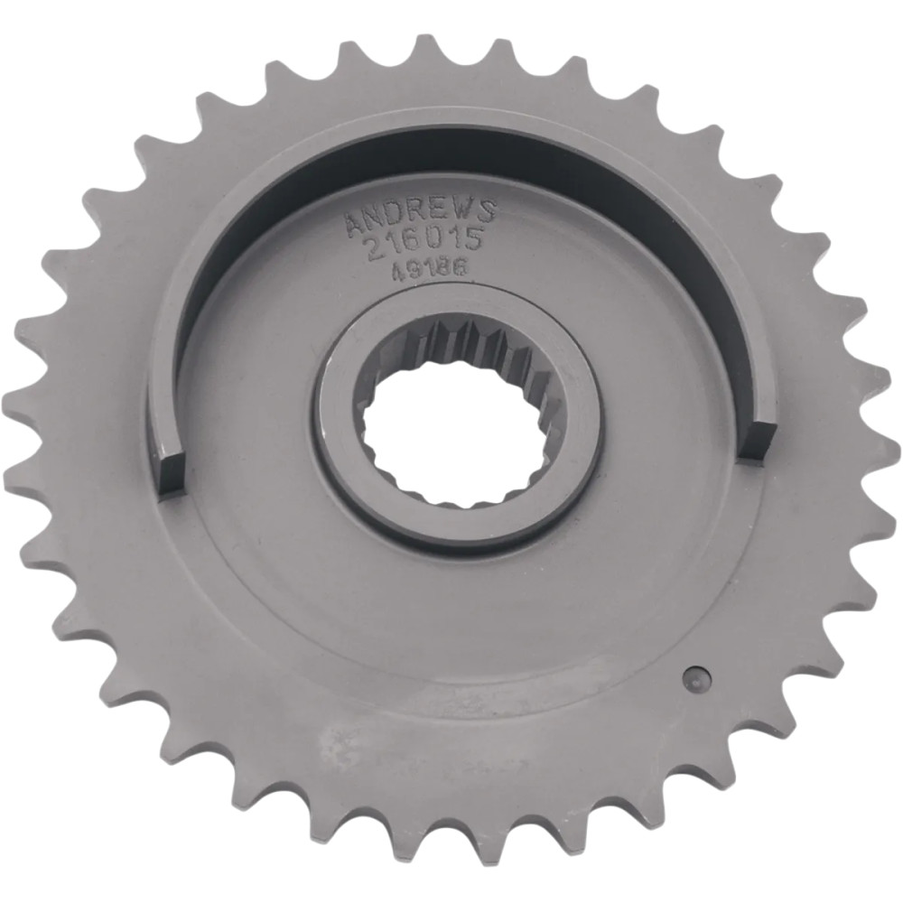 Roller Conversion Cam Sprocket — 34 teeth, for 99–01 & 02–06 Twin Cam engines (requires trigger ring for 99–01), ANDREWS 216015