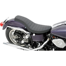 Asiento Classic Stitch Spoon-Style — 73.5 cm (29") total, 44.5 cm (17-1/2") conductor, compatible con todos los sissy bars Drag 