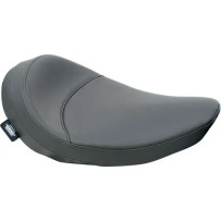 Asiento solo ancho — 54,5 cm largo, 30,5 cm ancho, compatible con todos los sissy bars Drag y la mayoría de H-D, Negro