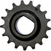 Crankshaft Sprocket — 17 tooth, outer mounting, steel