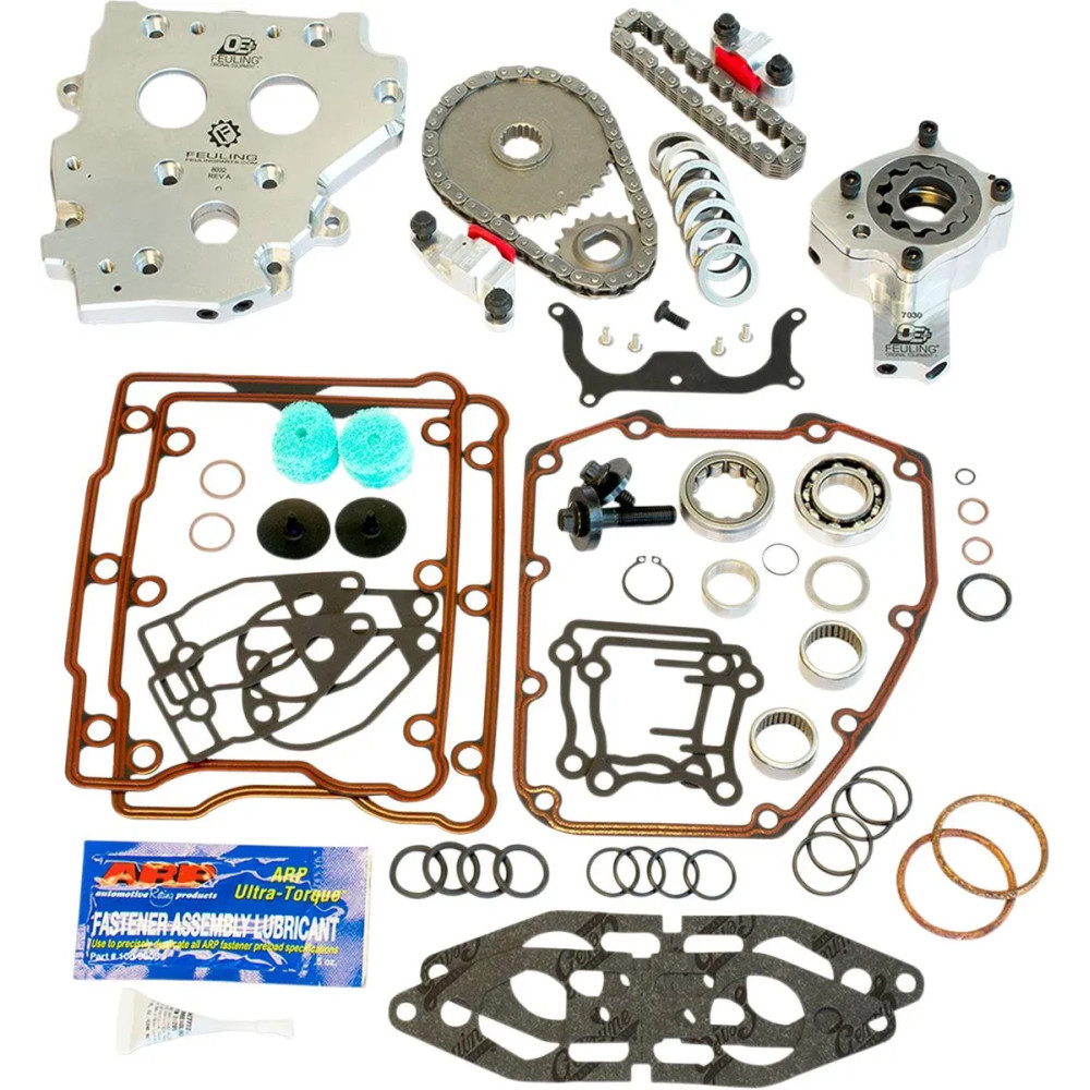 OE+ Conversion Camplate Hydraulic Cam Chain Tensioner Kit — OE+ Hydraulic, FEULING PARTS