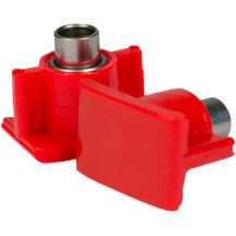 Pastillas de tensor de repuesto — interior, exterior, rojo