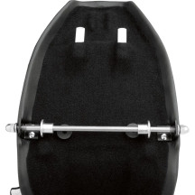 Low Solo Seat — 49.5 cm (19-1/2") overall, 31 cm (12-1/4") wide, 51 mm (2") thick, Black