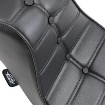Asiento Mini King and Queen — 73,5 cm longitud total, 25,5 cm ancho del conductor, negro