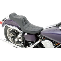 Asiento Mini King and Queen — 73,5 cm longitud total, 25,5 cm ancho del conductor, negro