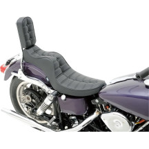 Asiento Mini King and Queen — 73,5 cm longitud total, 25,5 cm ancho del conductor, negro