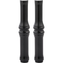 Pushrod Tube Cover Kit — 10 Gauge, Black Anodized