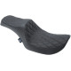 Asiento Predator III — 35 cm largo conductor, 28 cm ancho conductor, compatible con Drag y la mayoría de sissy bars Harley-David