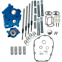 Cam Chest Kit without Cams for Chain Drive M8 — Water cooled, Chrome
