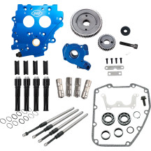 Cam Chest Kit without Cams for Gear Drive Twin Cam — Oil cooled, Black