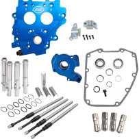 Cam Chest Kit without Cams for Chain Drive Twin Cam — Chain, chrome pushrod tubes