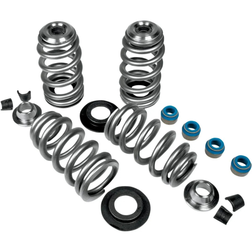 Endurance Beehive® Valve Springs with Titanium Retainers — up to 0.650" lift, Chrome-Silicon, Titanium retainers, Kit