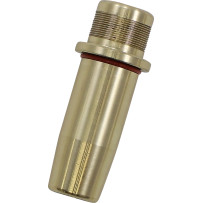 Shouldered C630 Bronze Valve Guide — Oversize (+0.010"), Inside diameter 0.3760", Length 1.880"