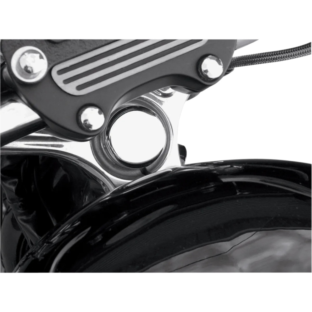 Steering Stem Bolt Cover — 39.00 mm (1.54"), Chrome