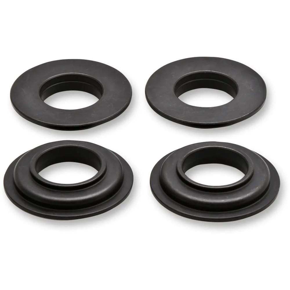 Collares inferiores de muelle de válvula — Acero tratado térmicamente, paquete de 4