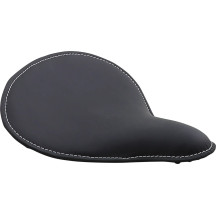 Asiento solo grande de muelle de perfil bajo — 29 x 31 cm, 12.7 mm, Negro