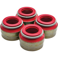 Sellos para guías de válvula Solid Viton® — Diámetro vástago 5/16 in, Diámetro ext. 0.566 in, Longitud 0.412 in, Paquete de 4