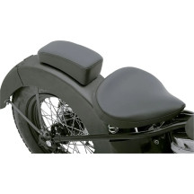 Asiento trasero individual — Grande, 27,5 cm (10-3/4"), 12,5 cm (5"), Negro, montaje de 3 pernos