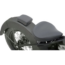 Asiento trasero individual (pillion) — Pequeño, 18 cm (7"), 12,5 cm (5"), Negro