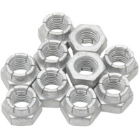 Rocker Arm Block Nuts — Hex, 10 Pack