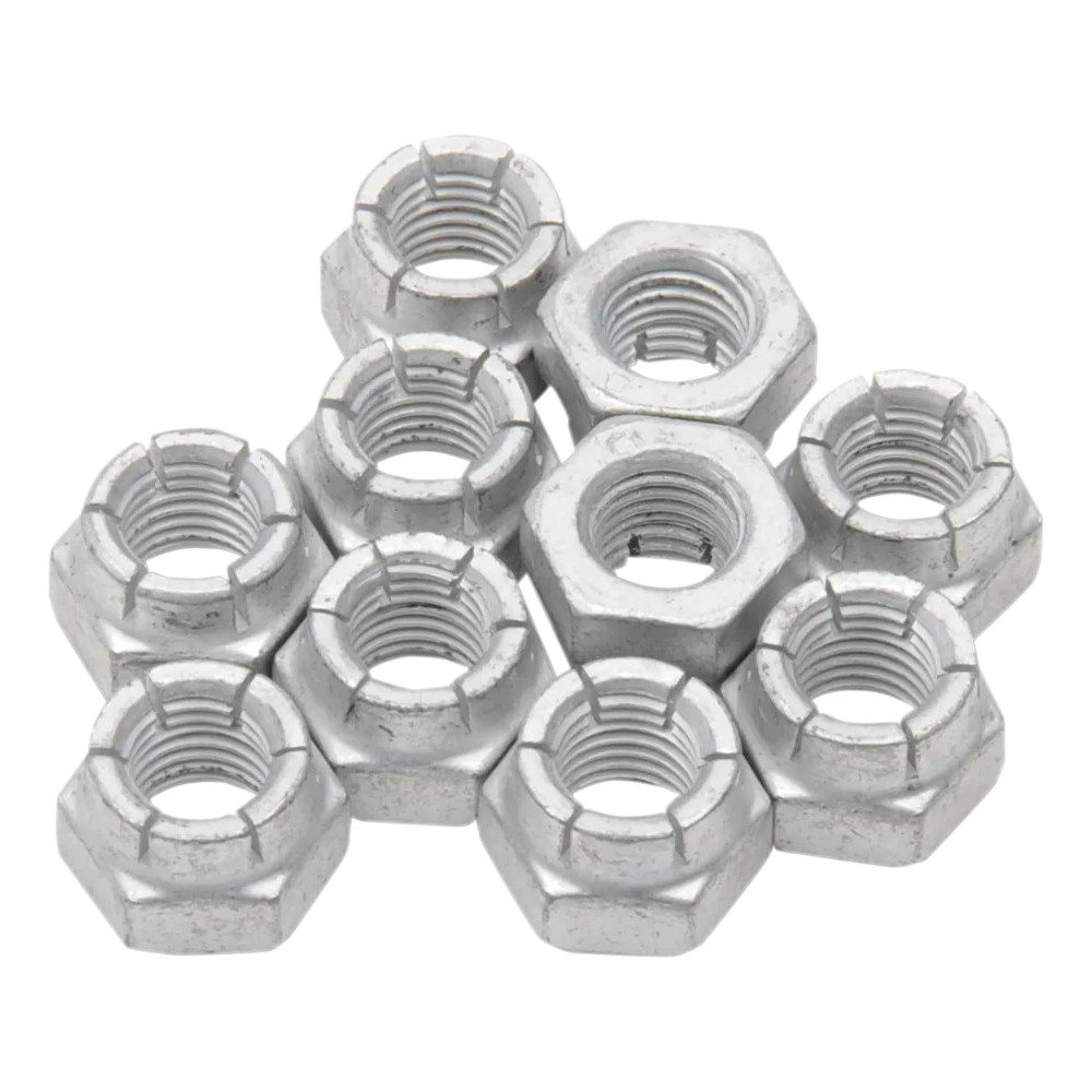 Rocker Arm Block Nuts — Hex, 10 Pack