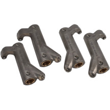 Roller Rocker Arms — 1.725 rocker ratio, set of 4, 8620 steel