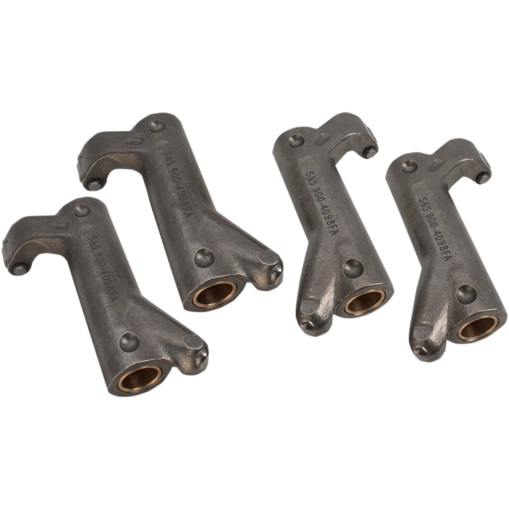 Roller Rocker Arms — 1.725 rocker ratio, set of 4, 8620 steel