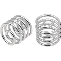 Seat Springs — 51 mm (2"), Chrome