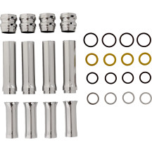 Pushrod Tube Cover Kit — Chrome, Set of 4