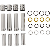 Pushrod Tube Cover Kit — Chrome, Set of 4