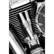 Pushrod Tube Cover Kit — Chrome, Set of 4