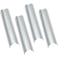 Pushrod Cover Keeper Set — 3.33 in, set of 4, chrome