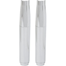 Pushrod Tube Cover Kit — Deep Cut, Set of 4, Chrome