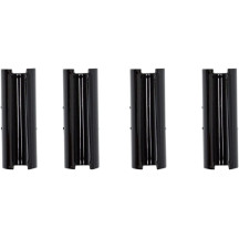 Pushrod Cover Keeper Set — 2.2", gloss black, set of 4