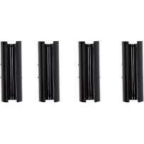 Pushrod Cover Keeper Set — 2.5" length, gloss black, set of 4